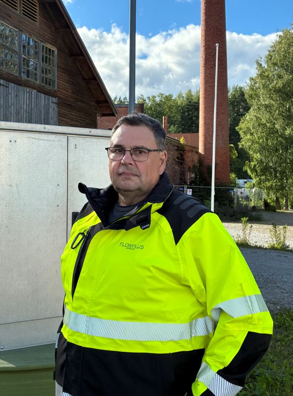 Pasi Nisonen pumppaamolla